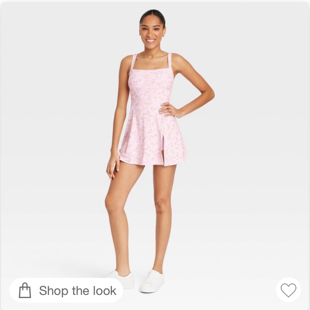 Pink Floral Romper